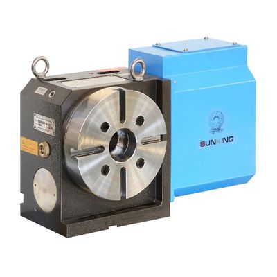 Horizontale Neigung Rotationstisch hohe Genauigkeit Kms200 Index Cnc für Fräsen Projekte